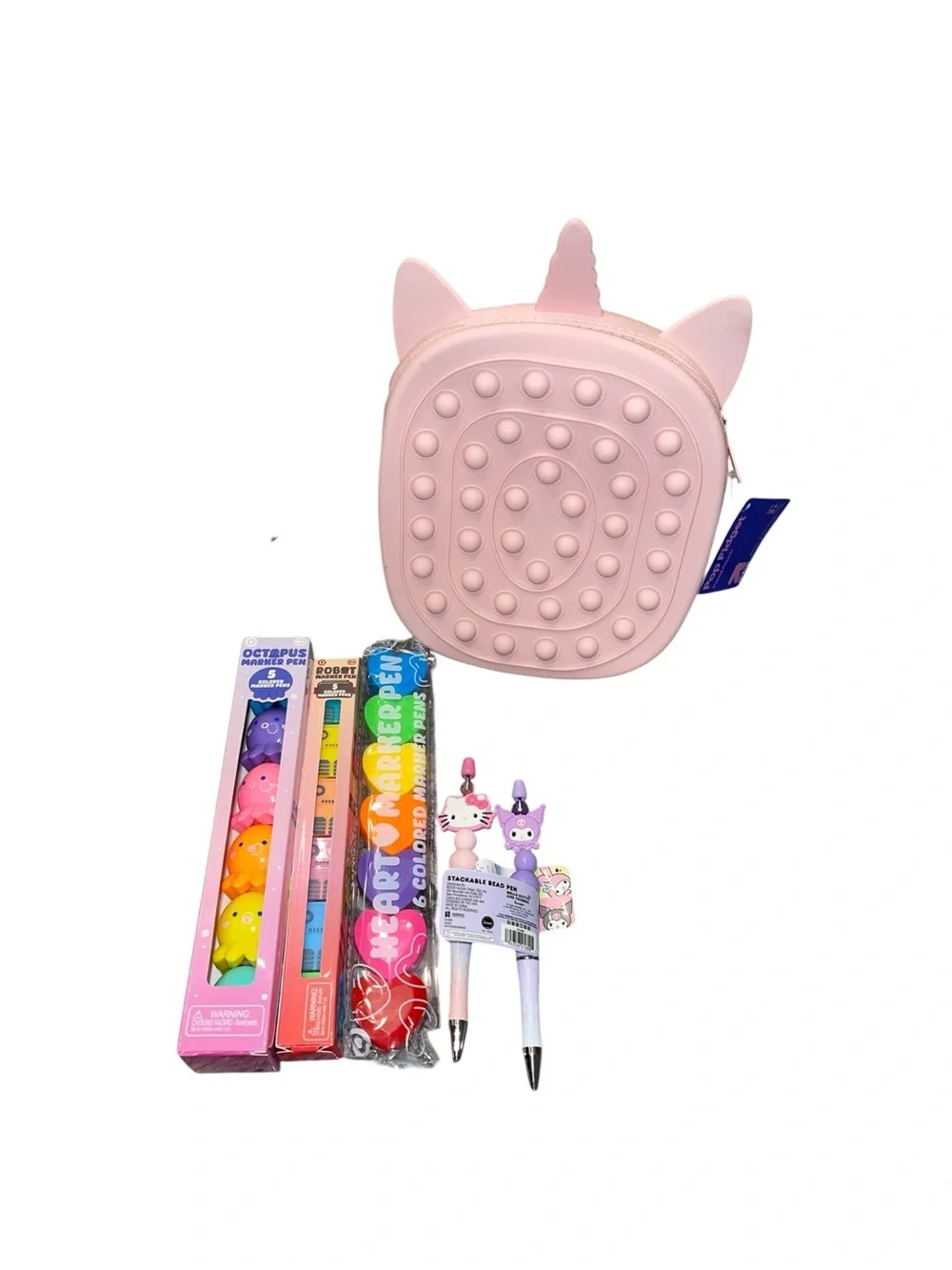 UNICORN 6 PIECE STATIONARY SET